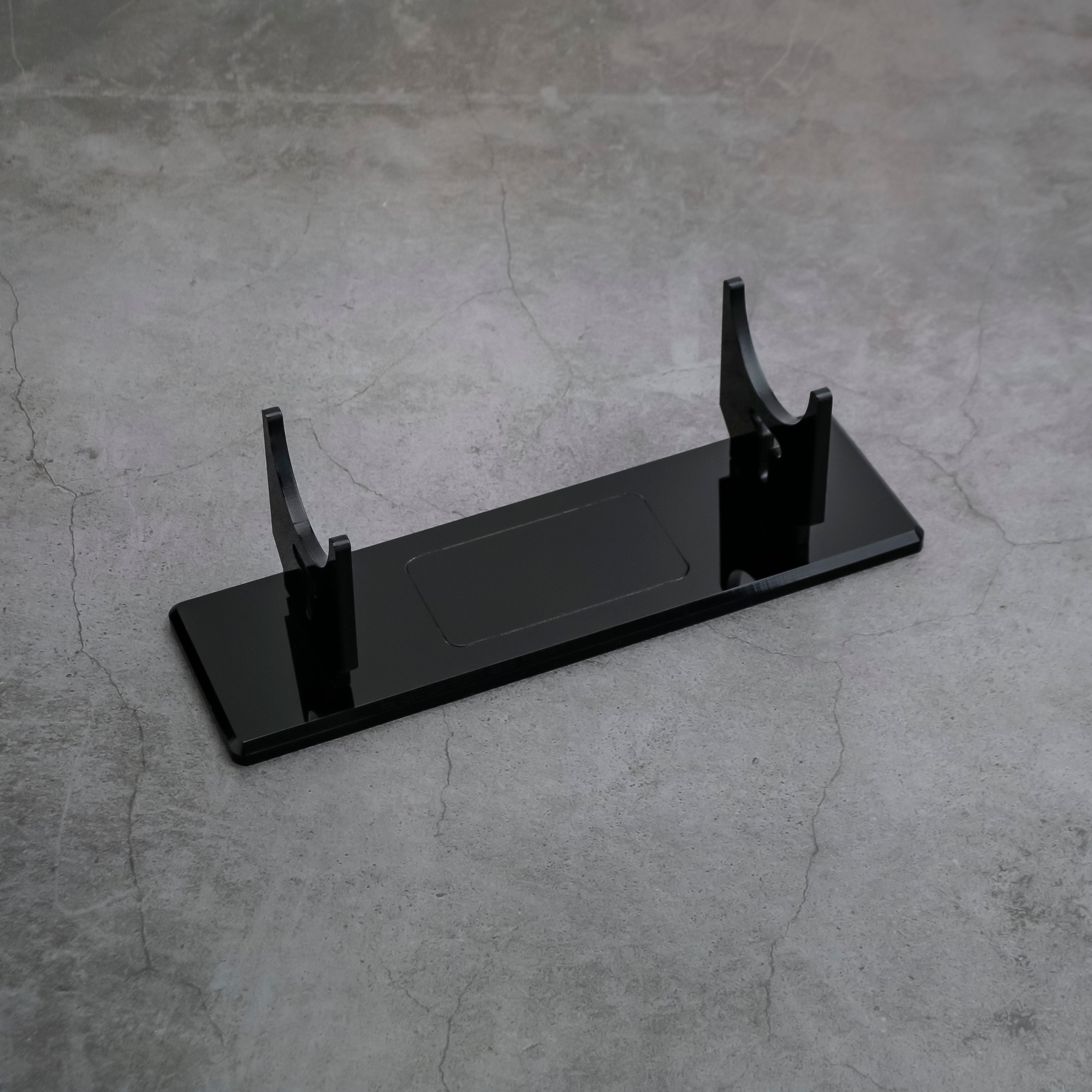 Black display stand