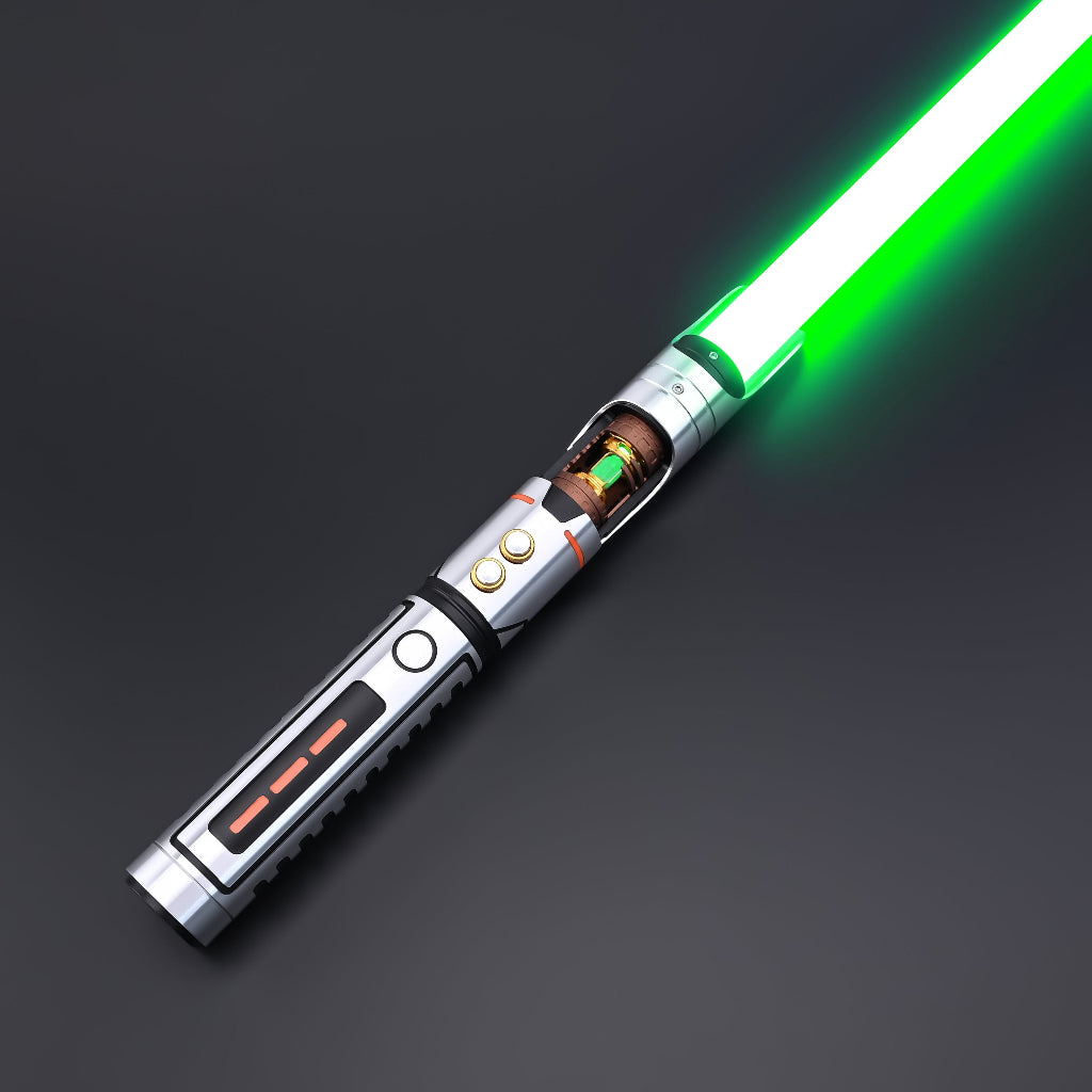 Dawn Heart Crystal green lightsaber