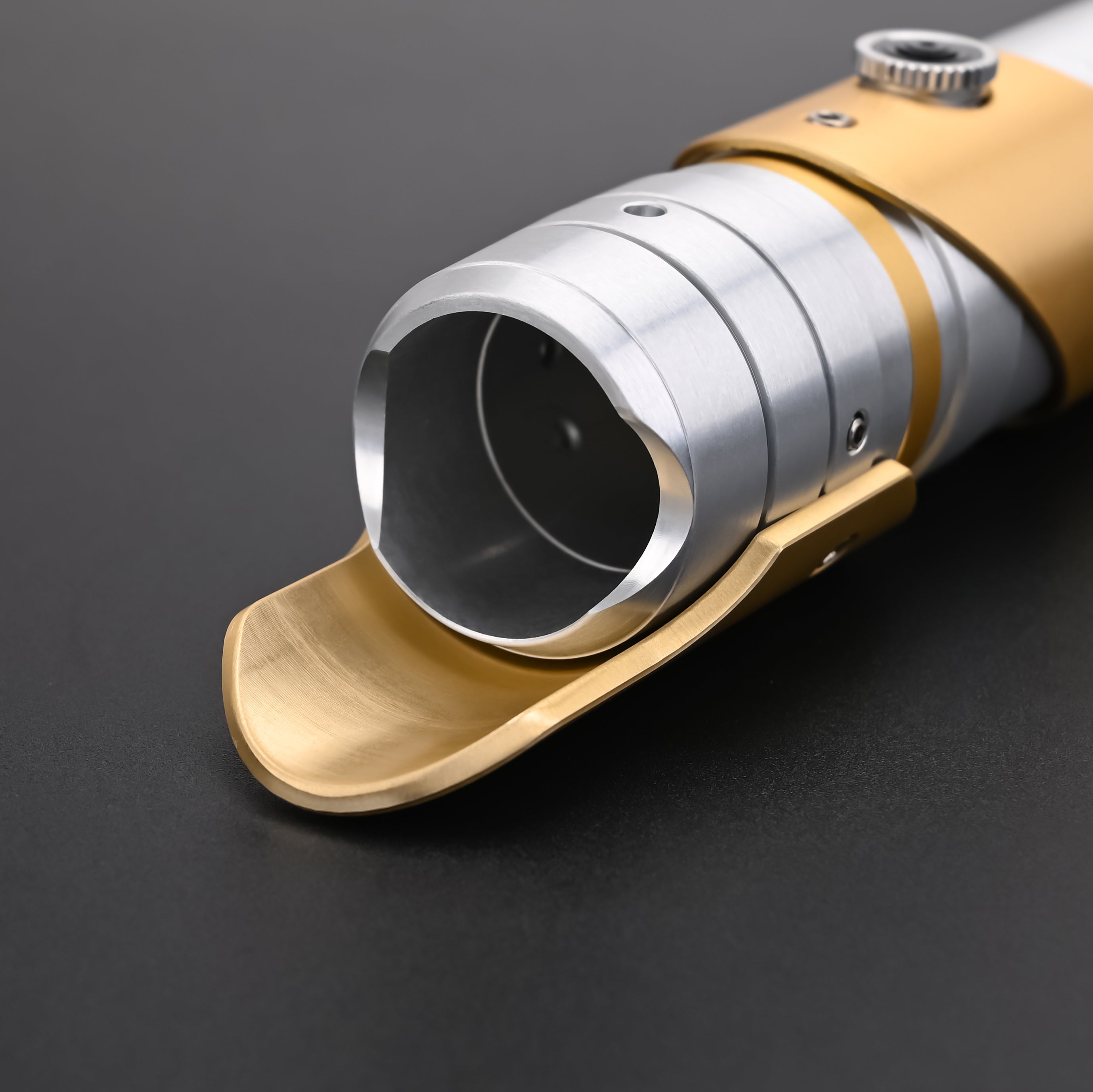 Detail View of Skeleton Crew lightsaber hilt