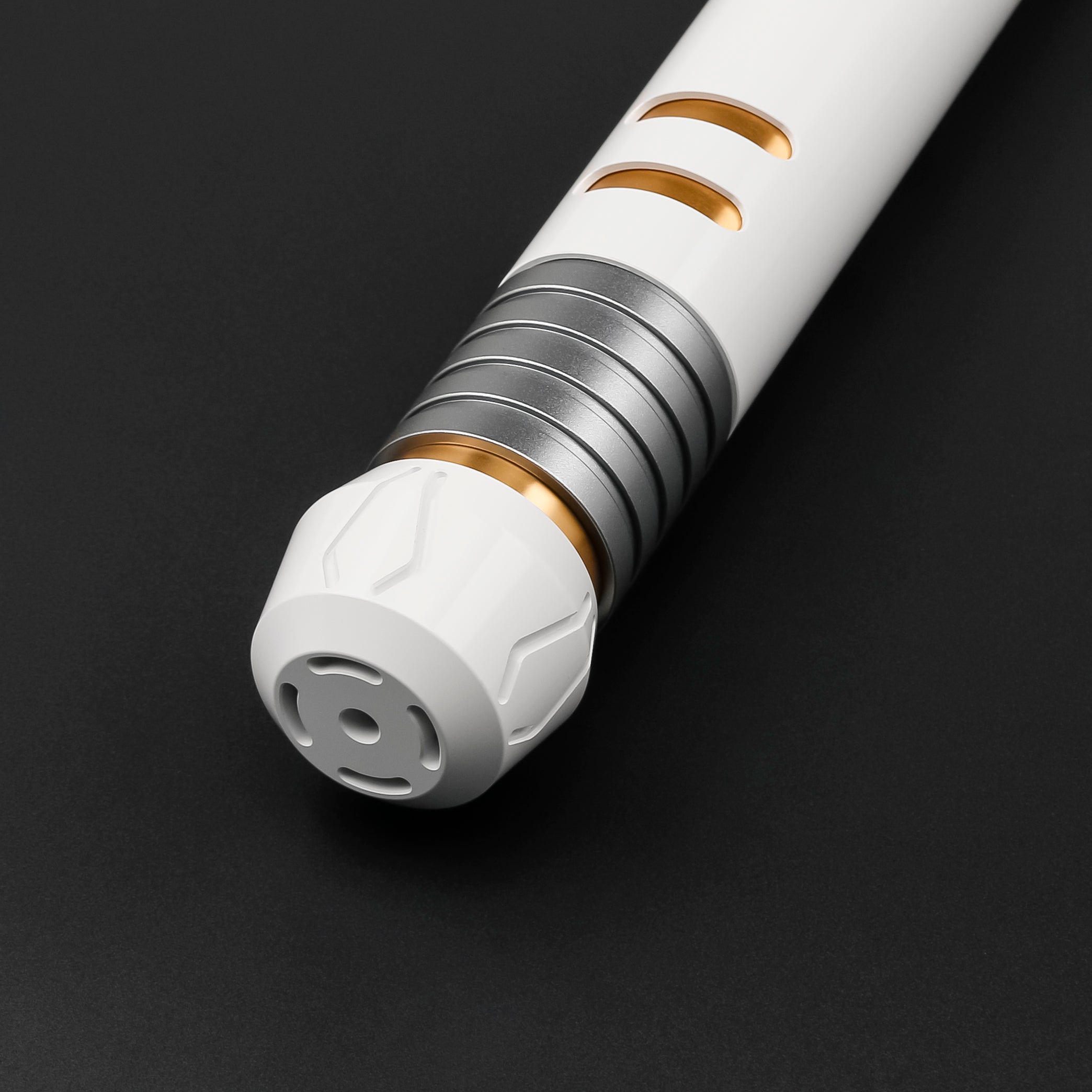 Partial view of Guard SE saber hilt