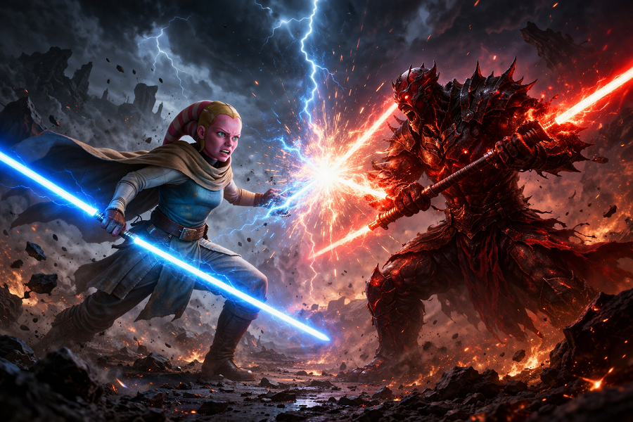 Devon Izara lightsaber