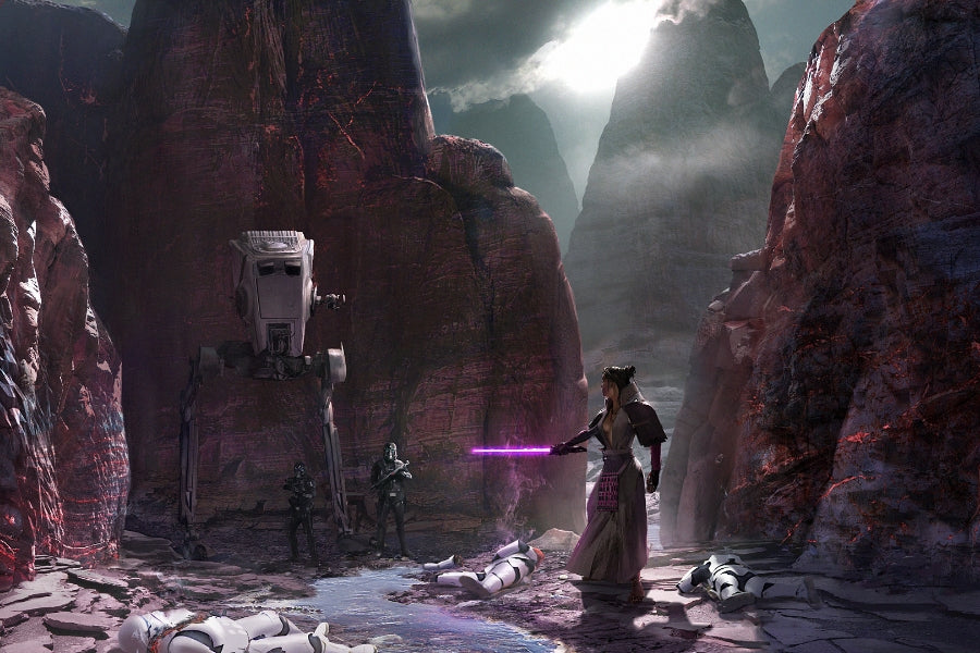 Purple lightsaber