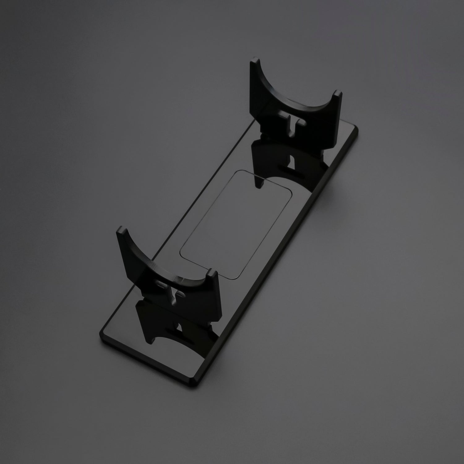 Black display stand