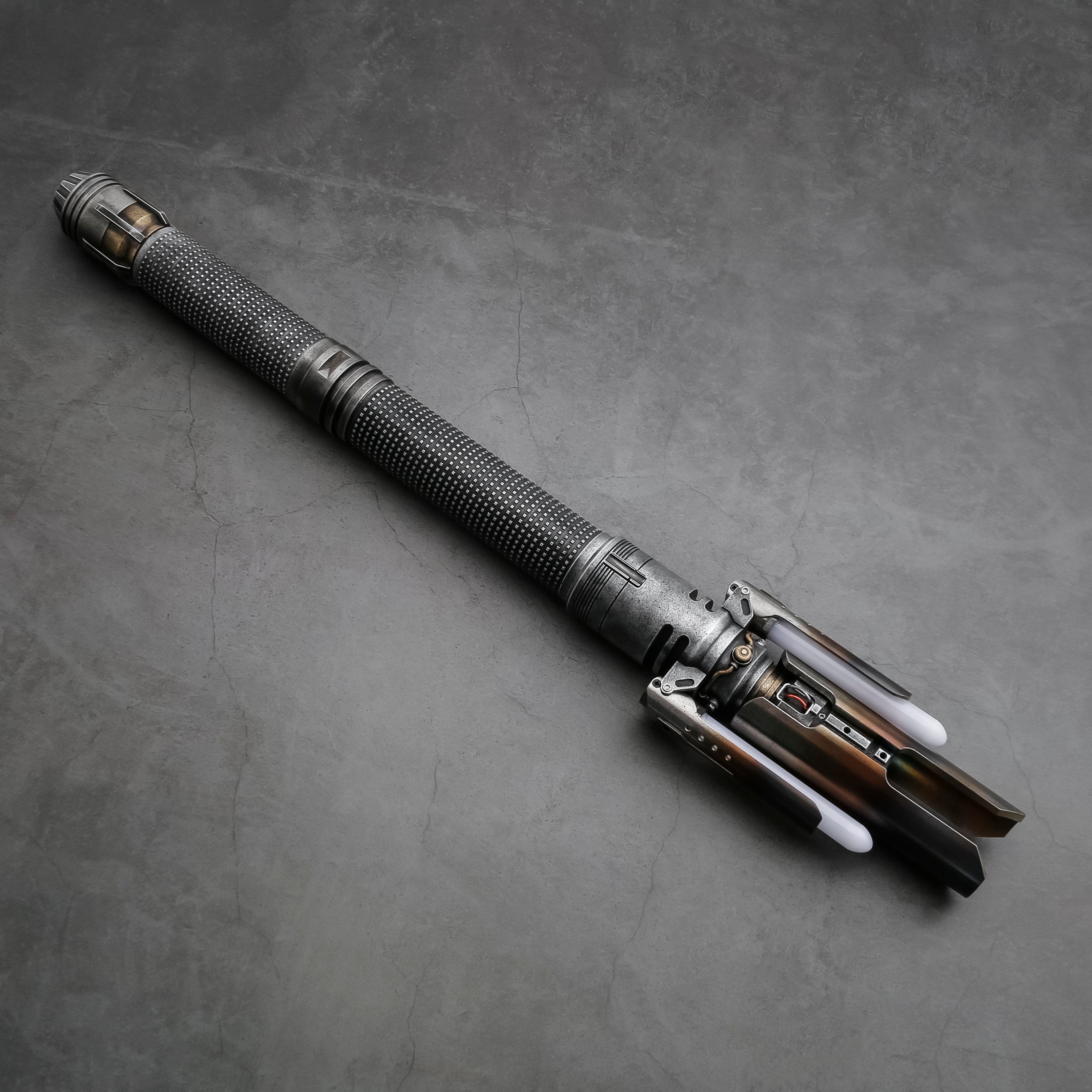 Cal Kestis Jedi Survivor Weathered Crossguard Lightsaber – SUPERNEOX®