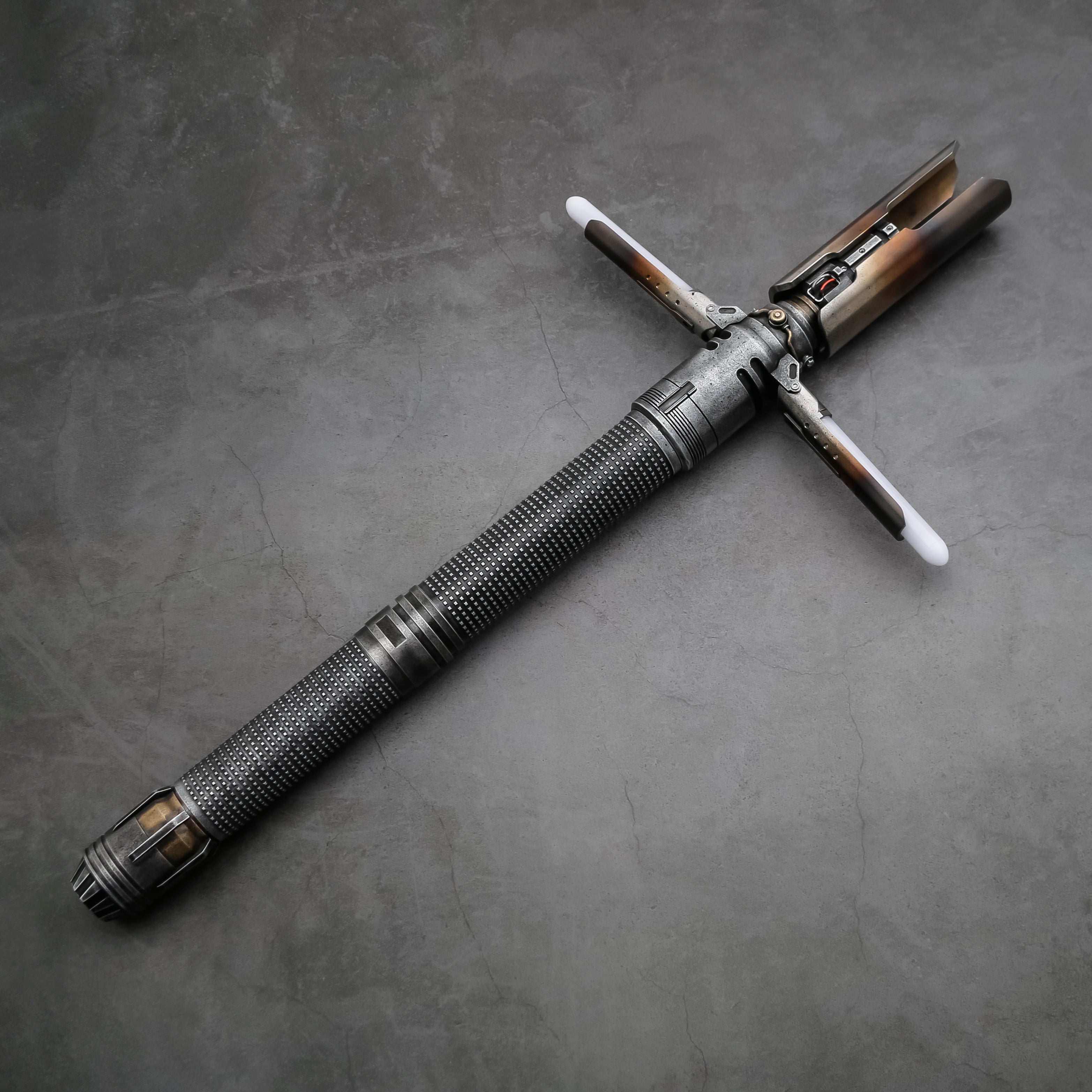 Cal Kestis Jedi Survivor Weathered Crossguard Lightsaber – SUPERNEOX®