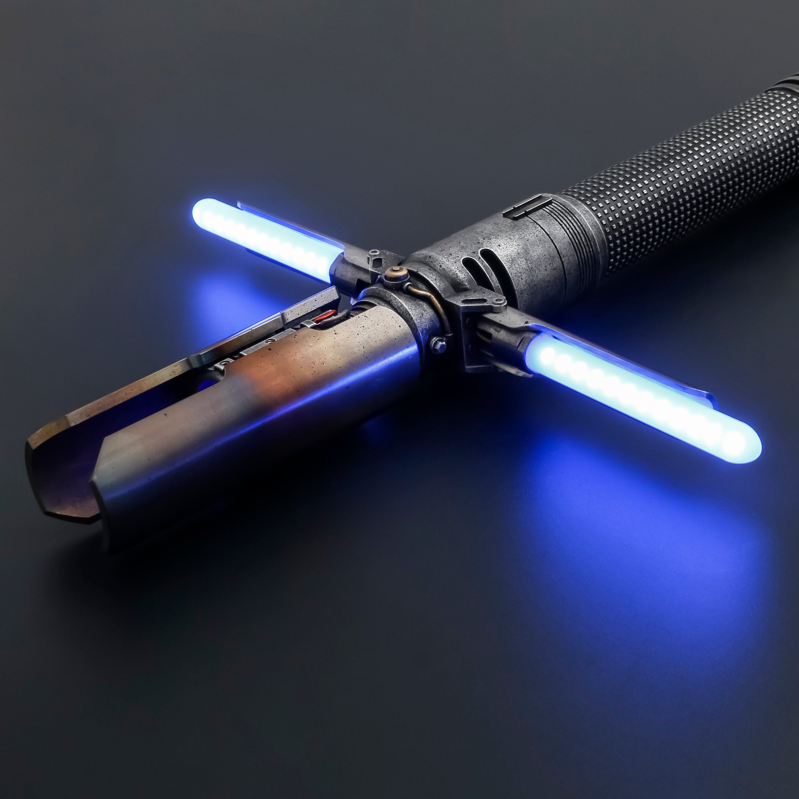 Cal Kestis Jedi Survivor Weathered Crossguard Lightsaber – SUPERNEOX®