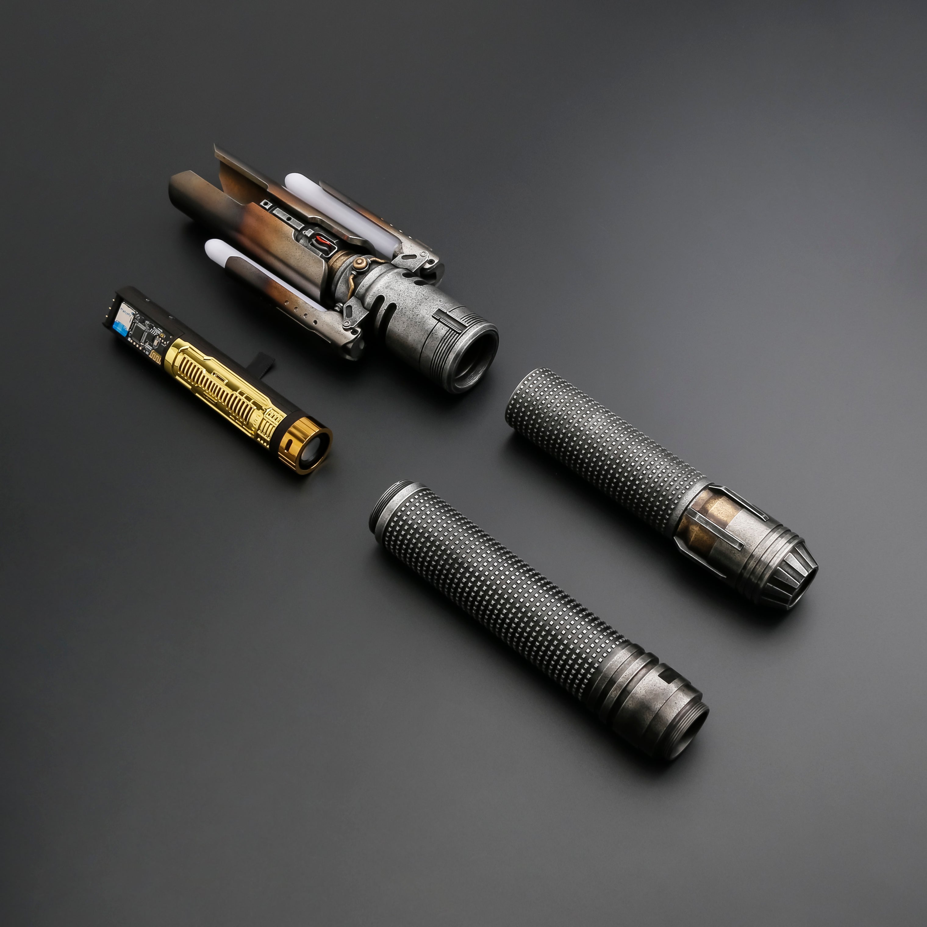 その他 CAL CROSS Cal Kestis Jedi Survivor Weathered Crossguard Lightsaber – SUPERNEOX®
