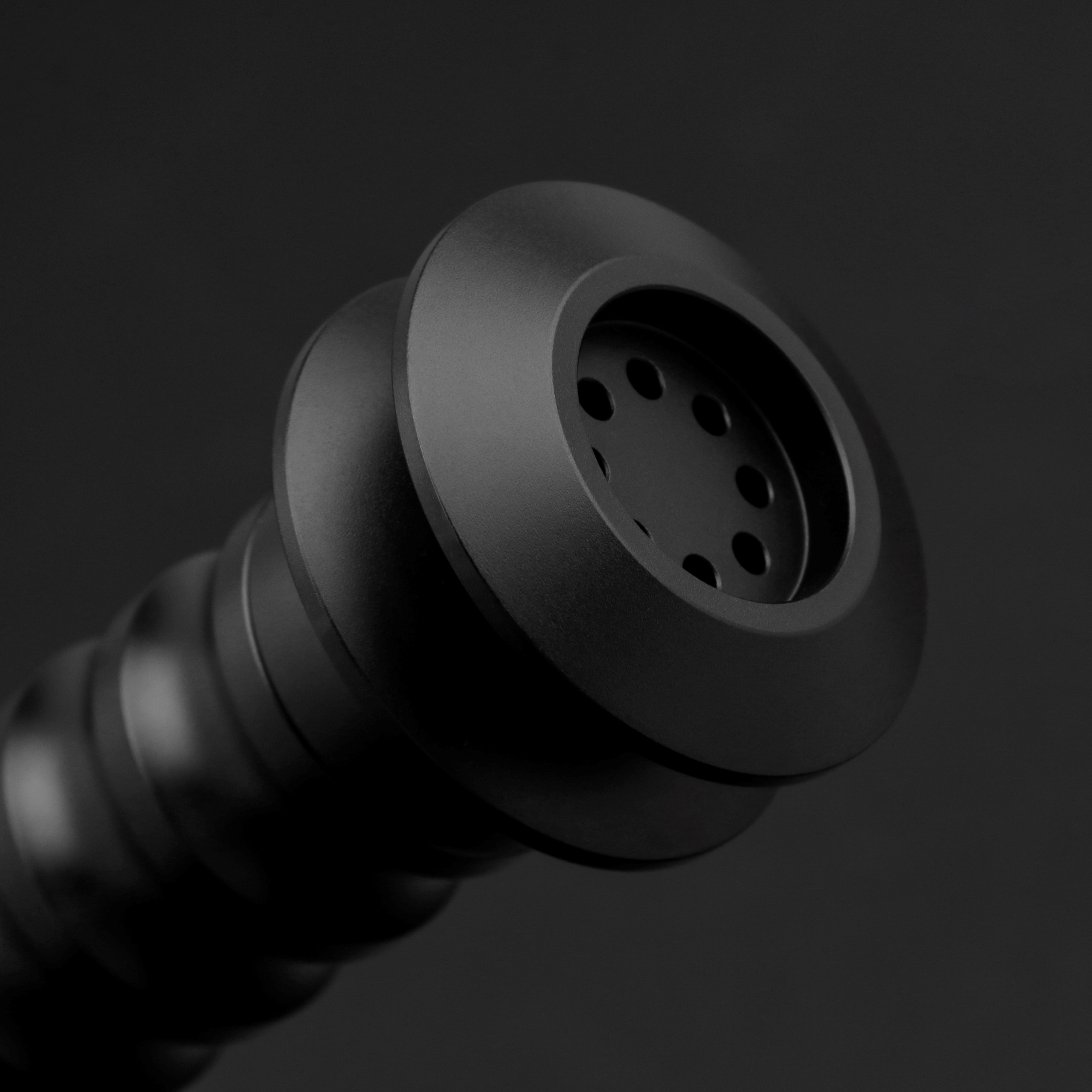 Partial view of Crossguard Lightsaber hilt