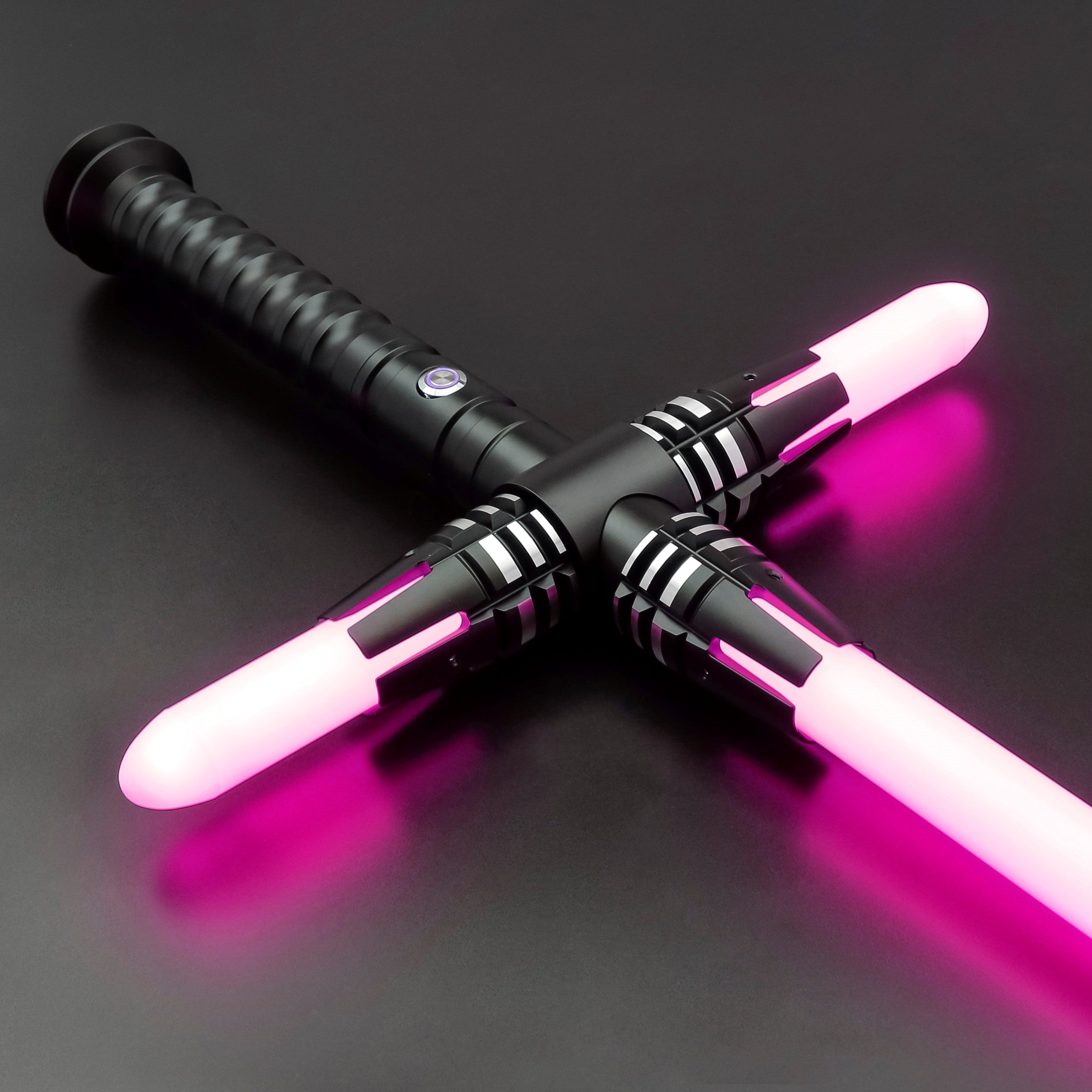 Crossguard purple lightsaber