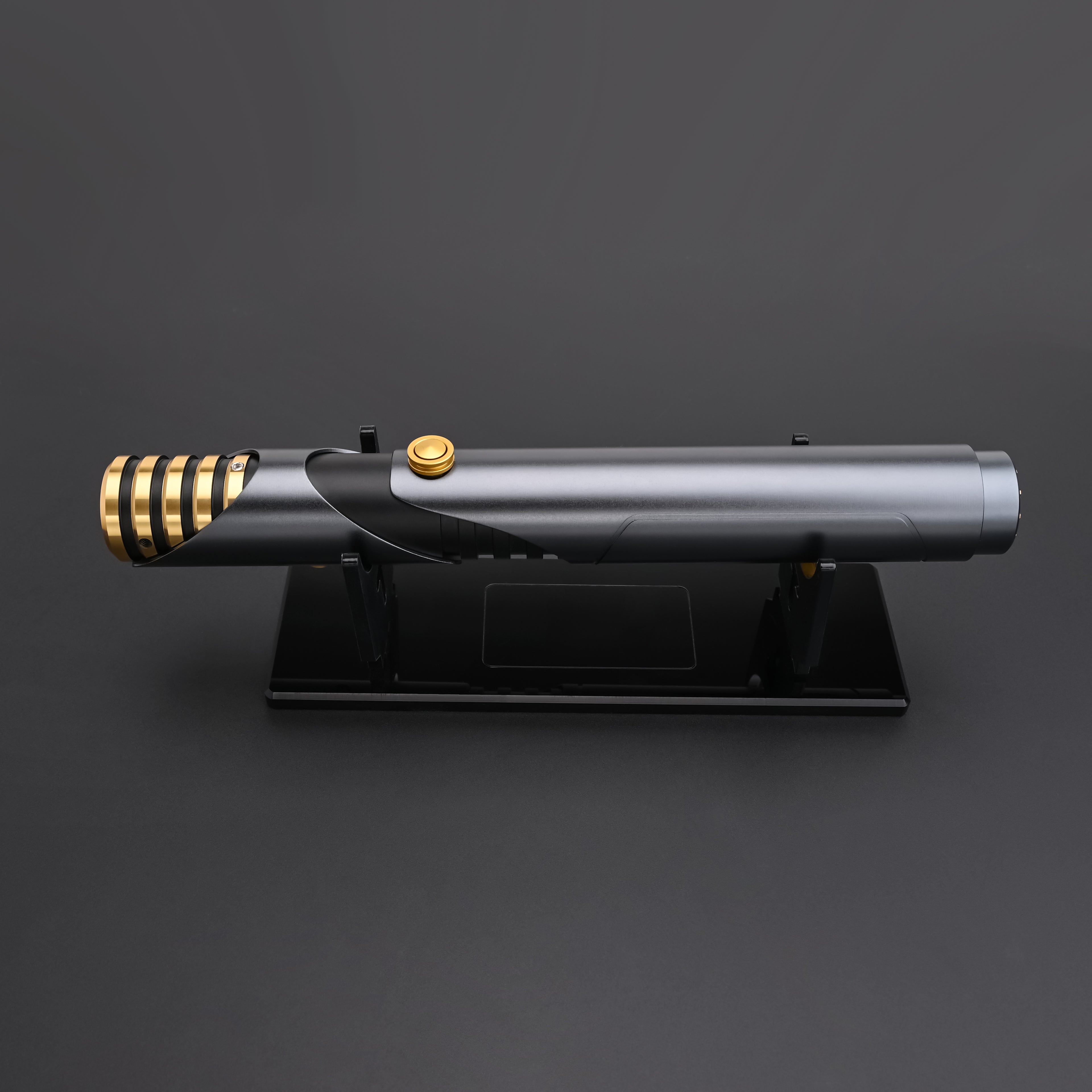 Depa lightsaber on the display stand