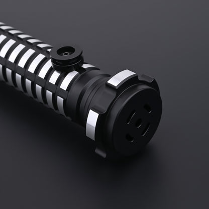 Close-up view of the Falcon saber
