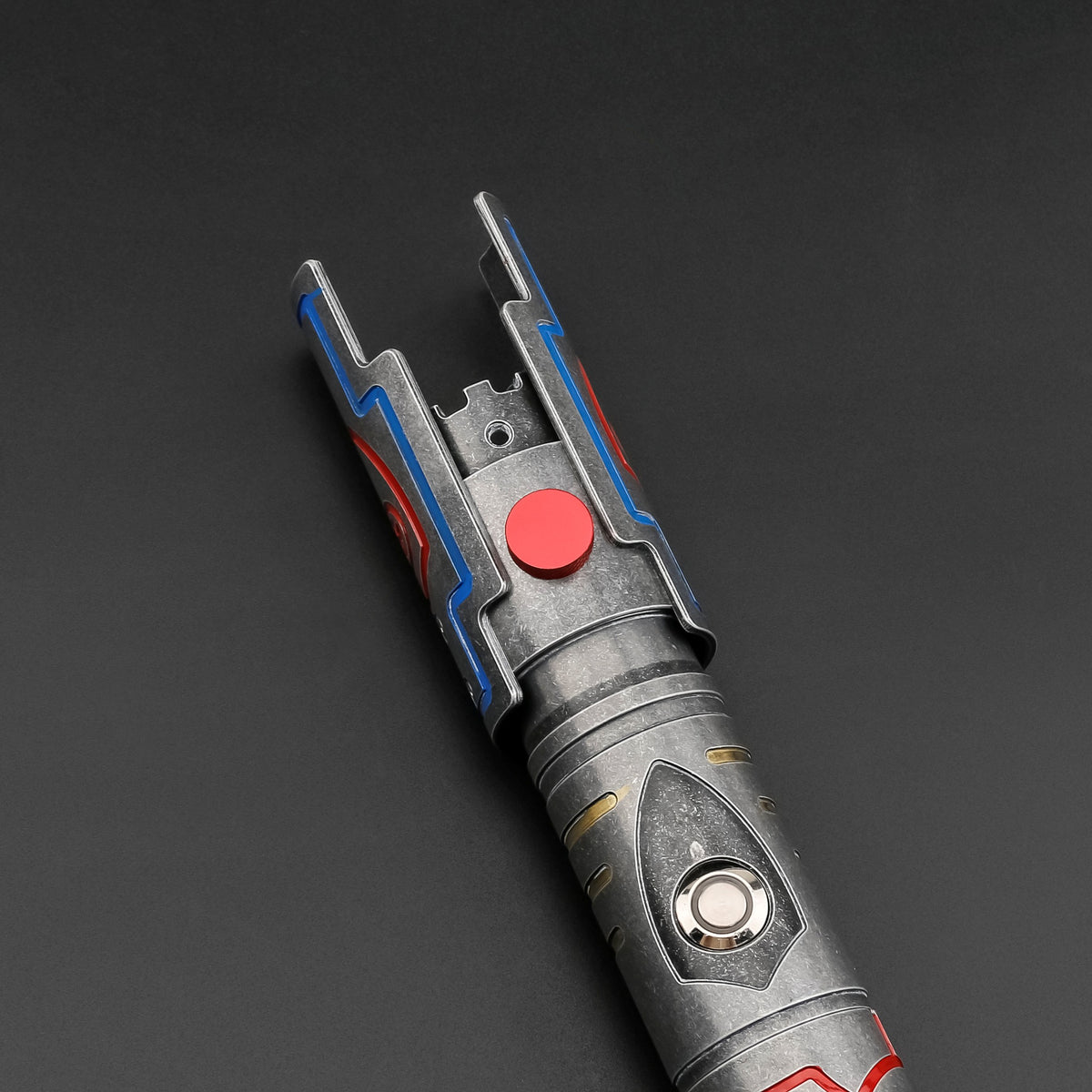 Partial view of Fallener hilt