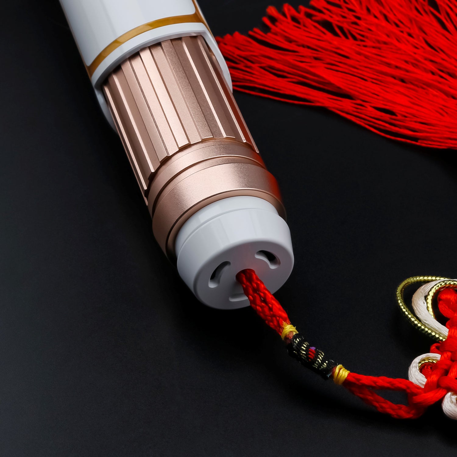 Partial view of Lily saber hilt