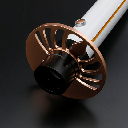 Partial view of Lily lightsaber hilt