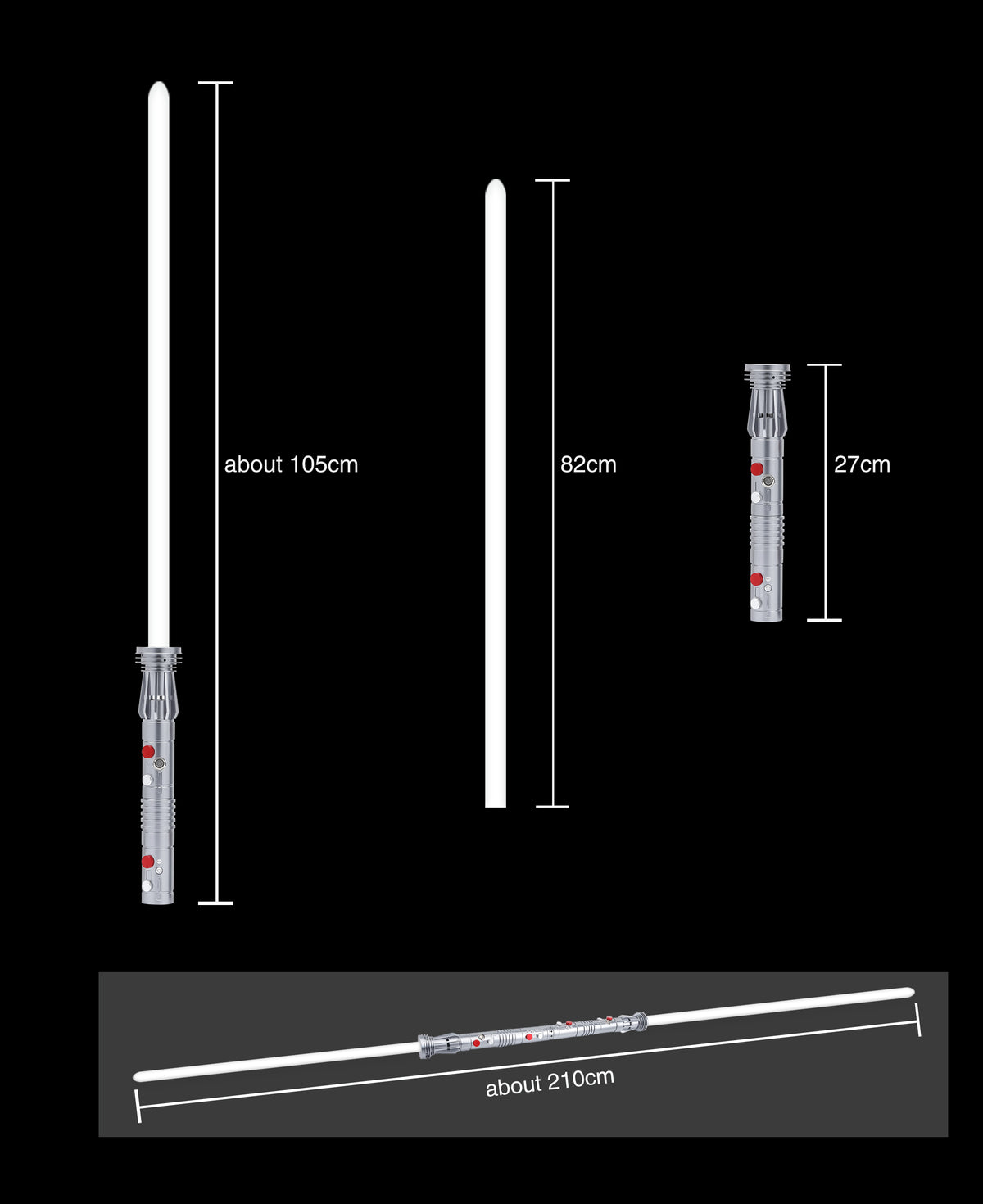 Maul SE Lightsaber Length