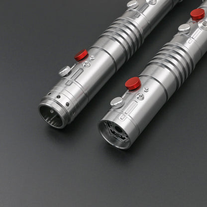 Darth Maul lightsabers with red buttons 