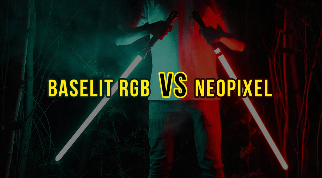 Load video: Difference Between with Neopixel and RGB Lightsaber