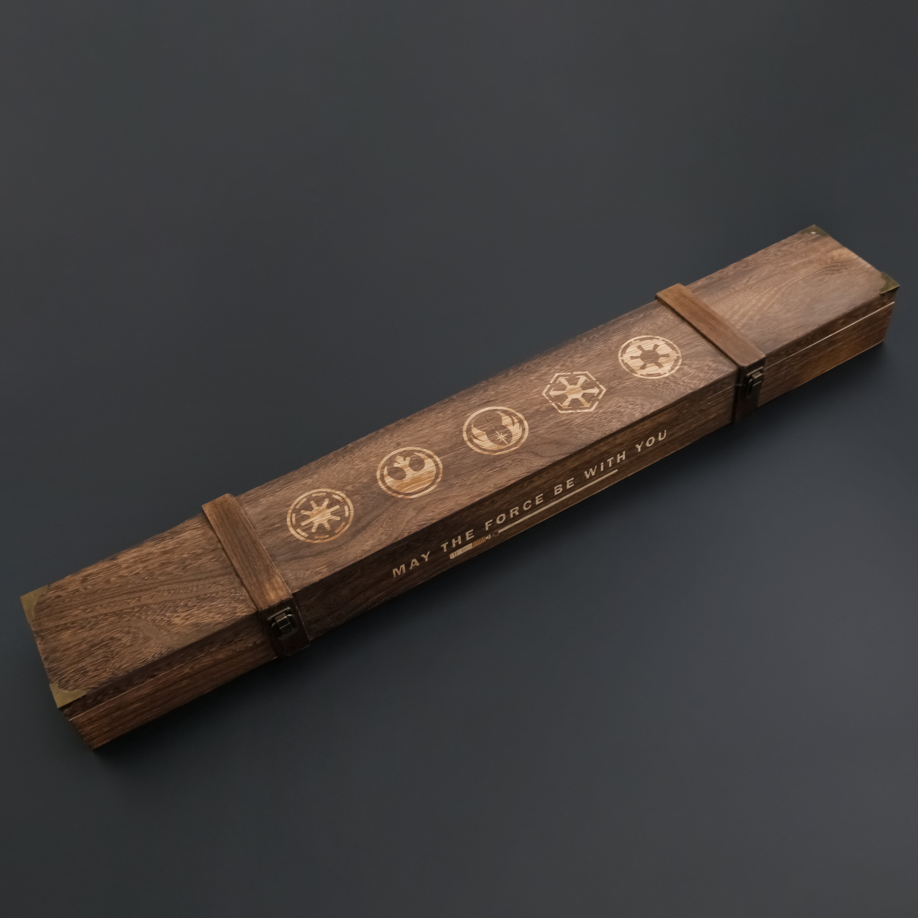 lightsaber wooden box
