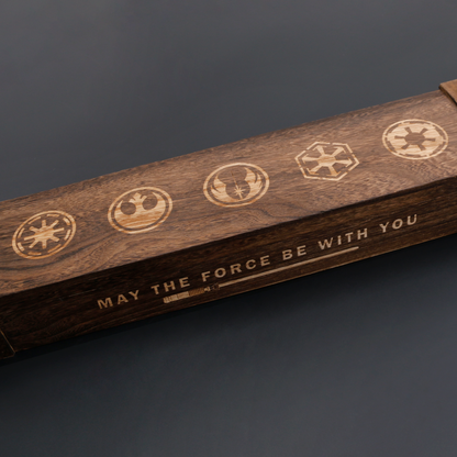 lightsaber wooden box