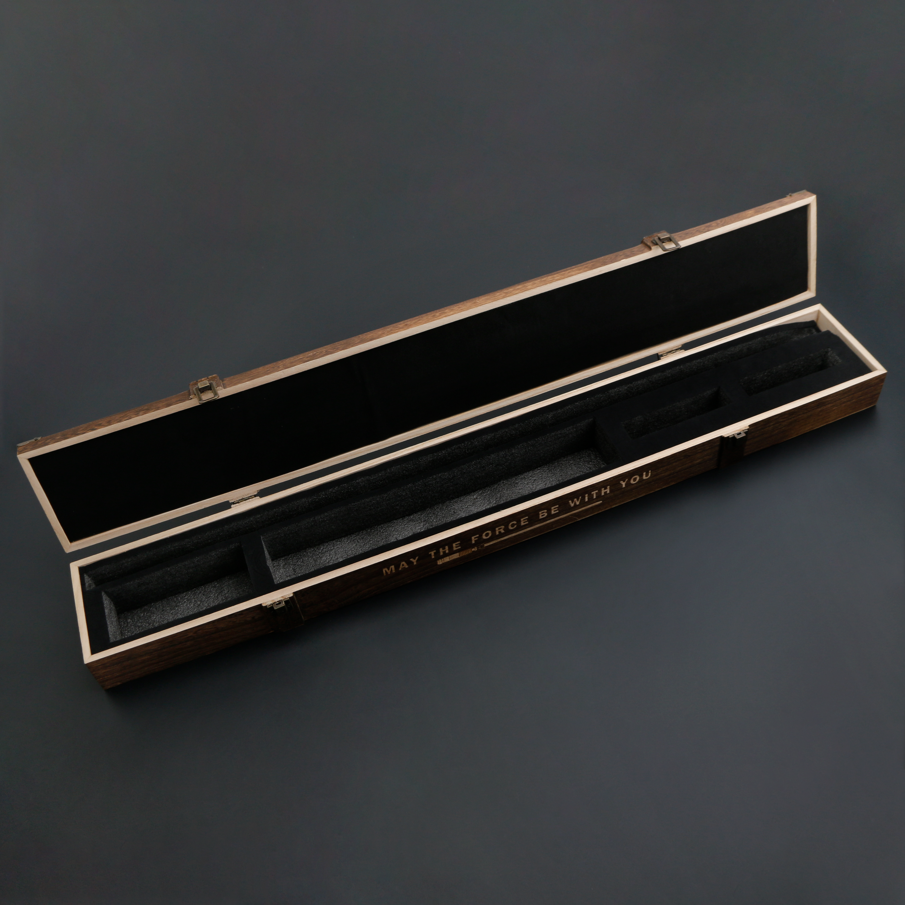 lightsaber wooden box