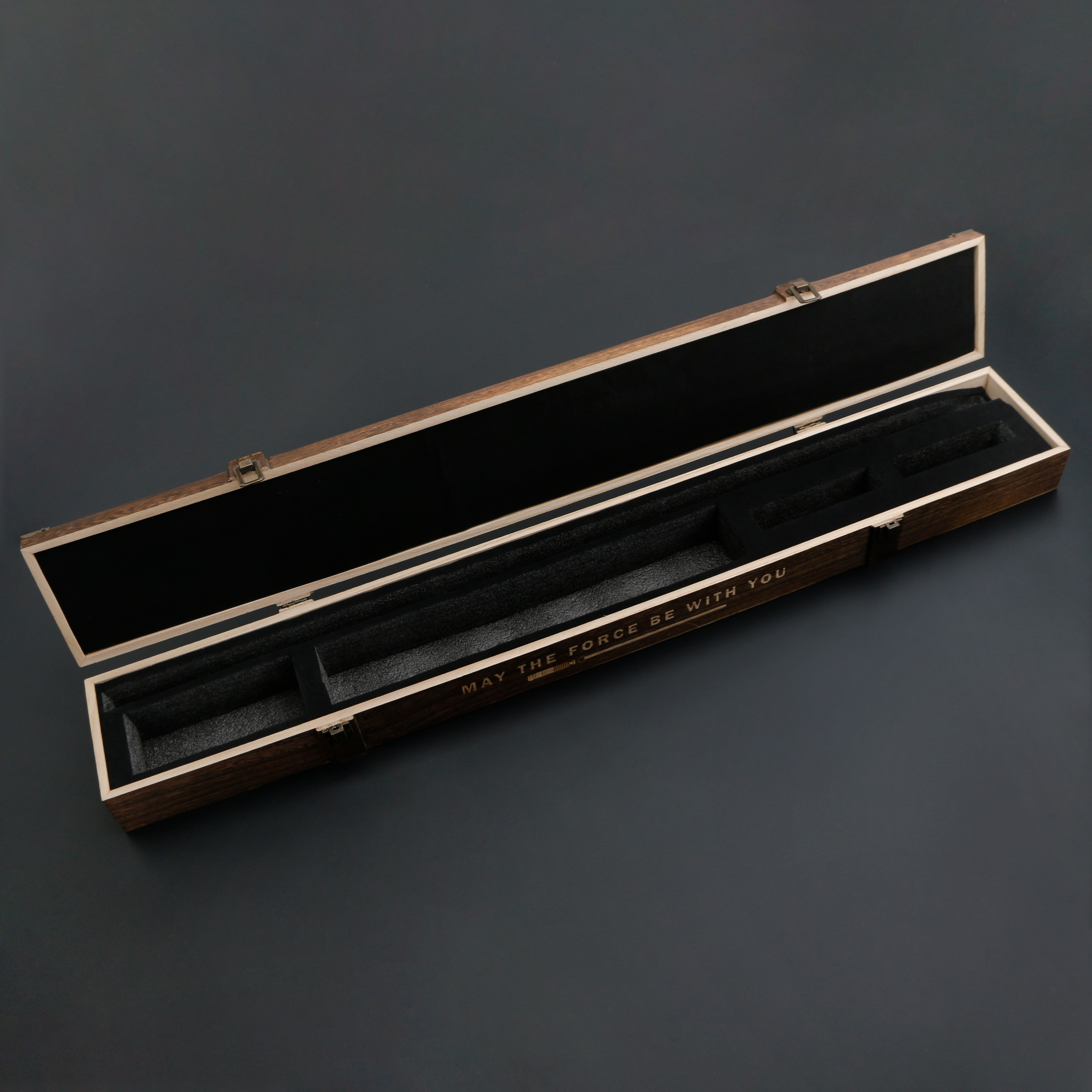 lightsaber wooden box