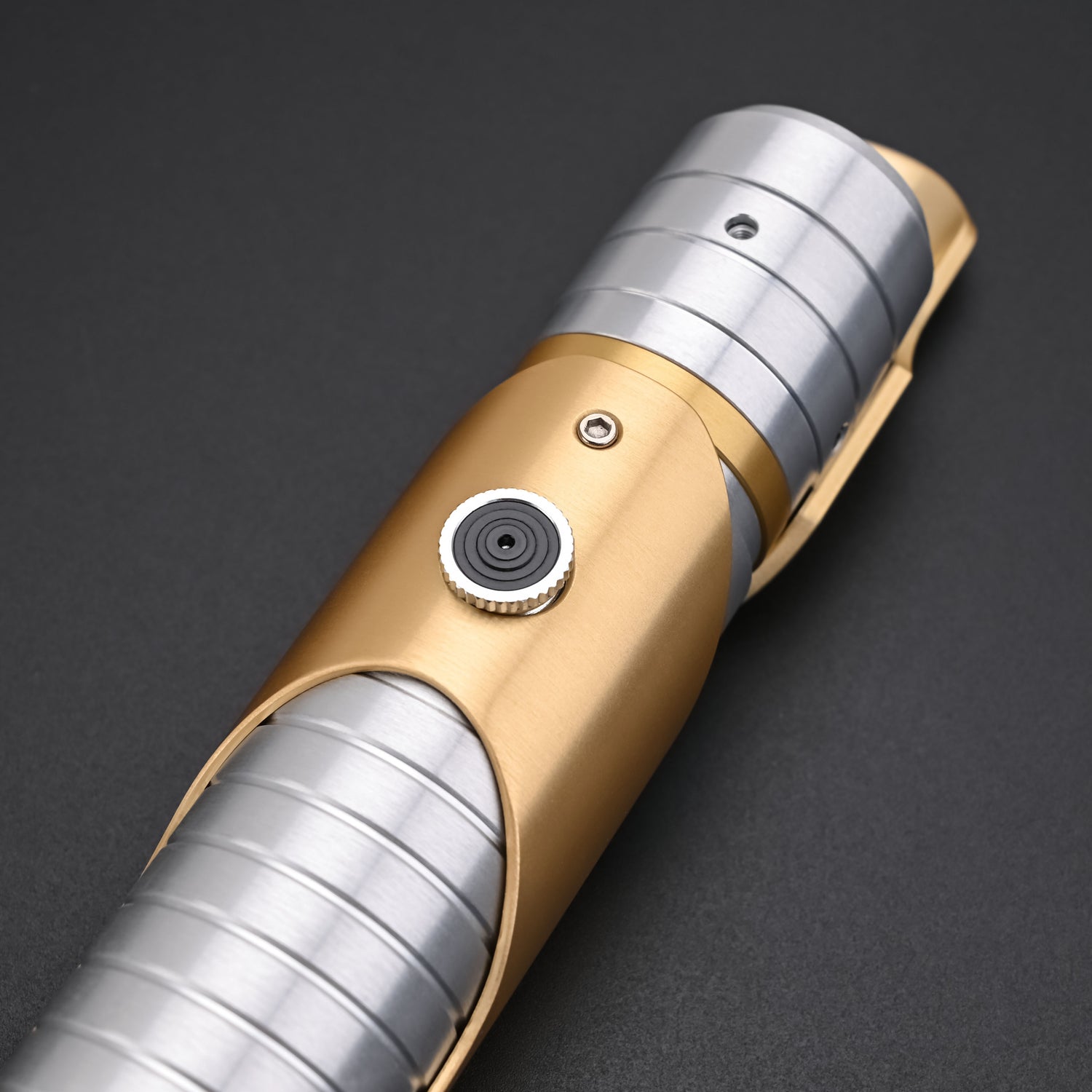 Detail View of Skeleton Crew lightsaber hilt