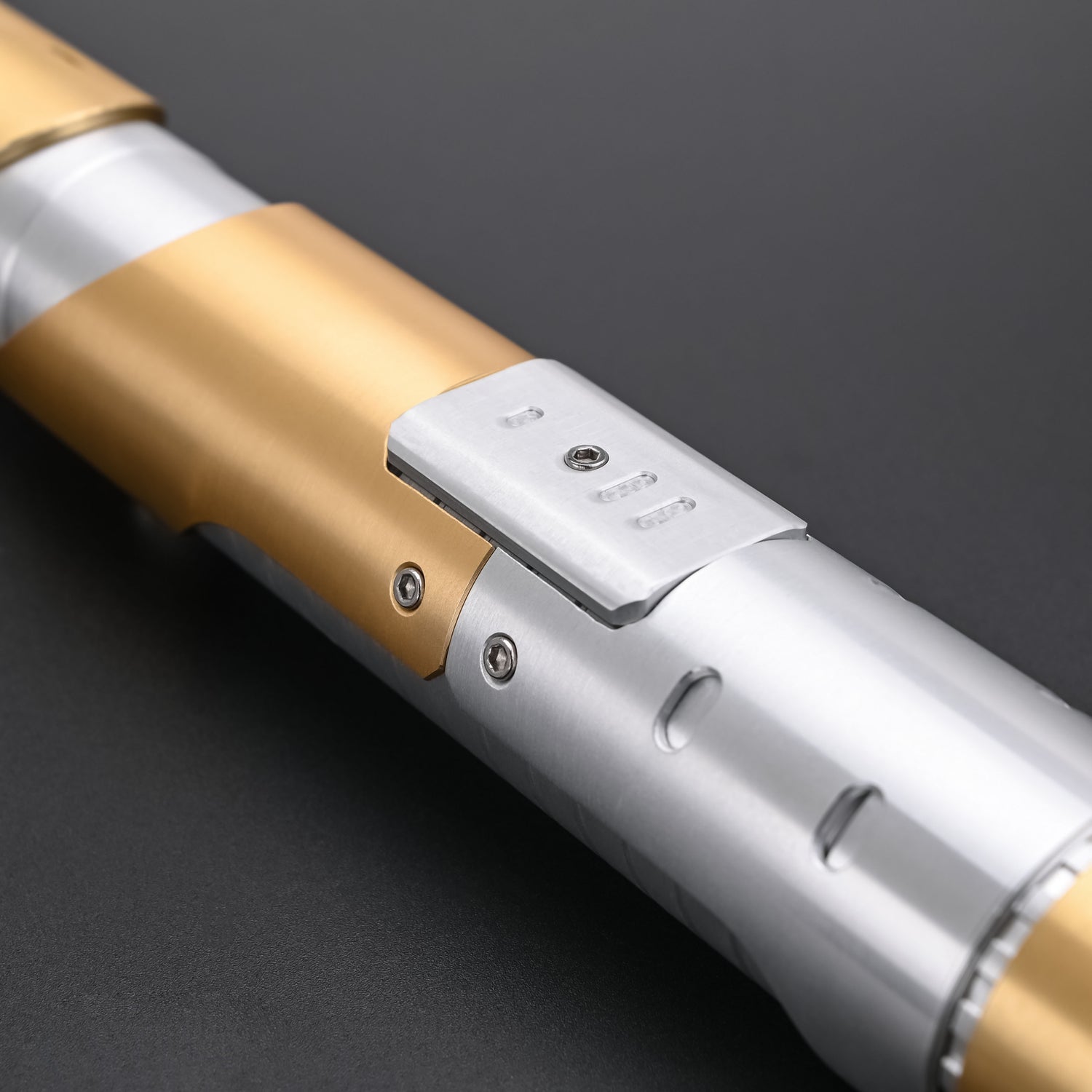 Detail View of Skeleton Crew lightsaber hilt