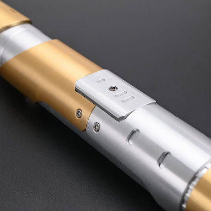 Detail View of Skeleton Crew lightsaber hilt